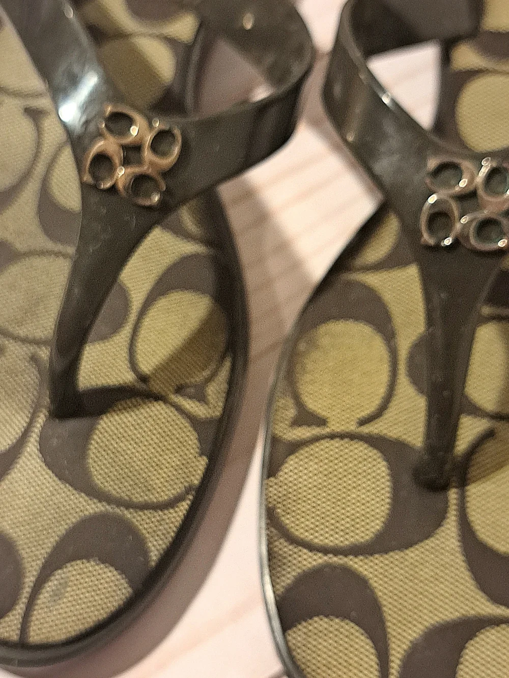 Coach Trixie Signature C Thong Sandals